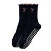 Rutschfeste Pilates-Socken Atmungsaktive Bodensocken Trendige Yoga-Socken für Damen