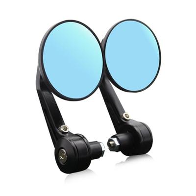 Universalūs 7/8 "apvalūs galiniai galiniai veidrodėliai Moto motociklai motociklai motoroleriai galinio vaizdo veidrodžio šoninio vaizdo veidrodžiai, skirti Cafe Racer