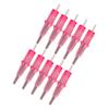 10 sztuk Wkłady do długopisu kulkowego do tatuażu 2 ml 0,5 mm Wkłady do długopisu kulkowego do ćwiczeń Igły do tatuażu dla początkujących Różowe