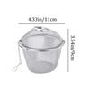 1-3pcs Tea Spice Strainer Seasoning Ball Mesh Herbal Ball Stainlesss Steel Teakettle Locking Tea Filter Reusable Diameter 4.5cm