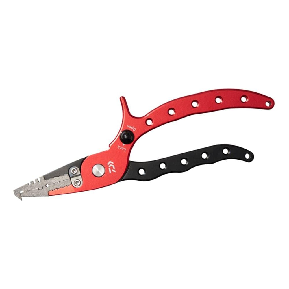 Daiwa Aluminum Pliers Alpha200H Lock BG Red Fishing Tool