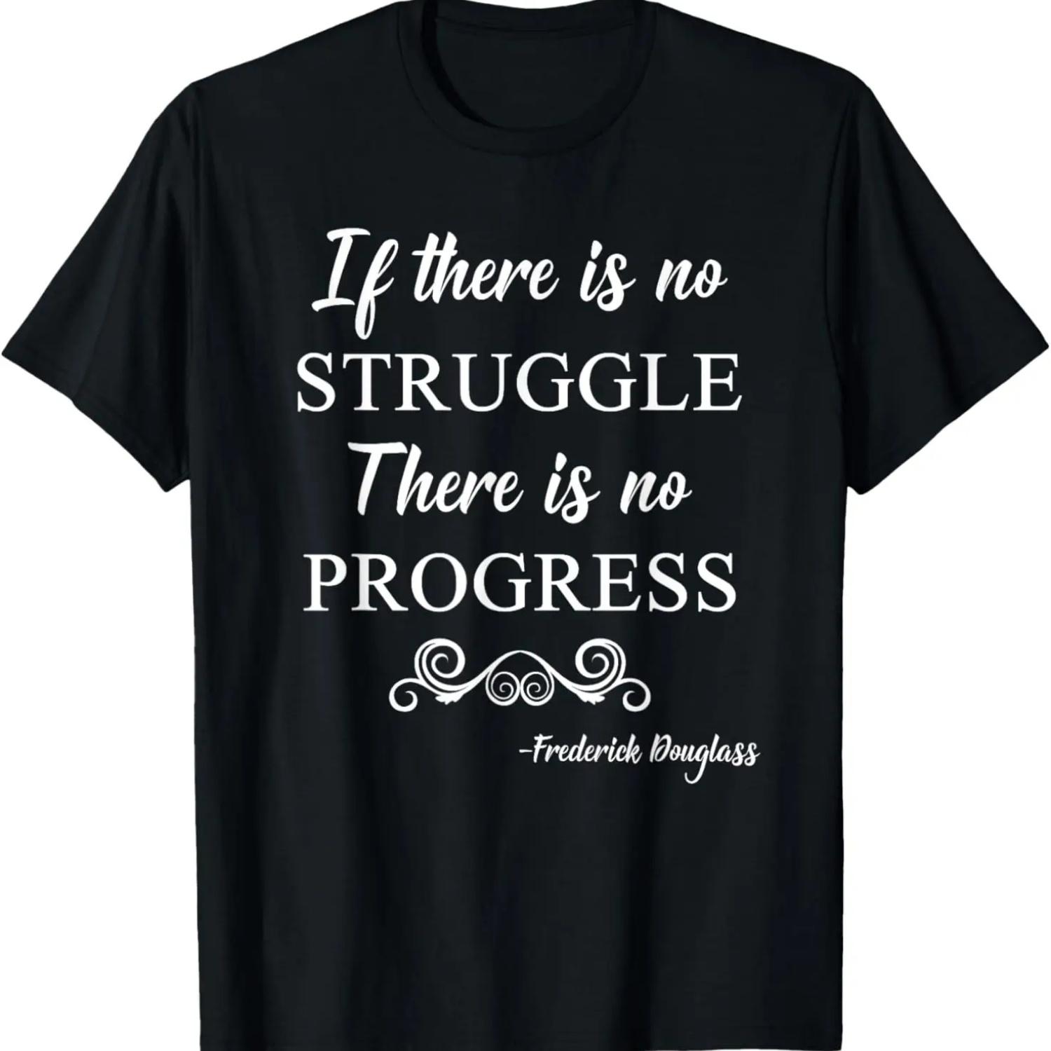 

Frederick Douglass Famous Quote T-Shirt T-Shirt XXXXXL чёрный