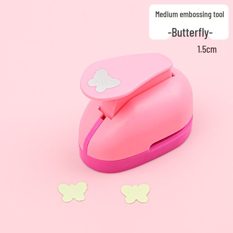 Children's DIY Paper Craft Embossing Machine - Easy Flower Punch for Kindergarten Educational Activities