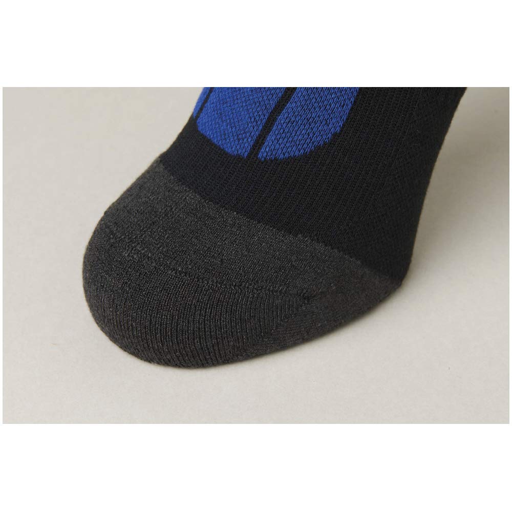 Mizuno Ski Technical Sizes Blue Socks, Fit, Z2JX6511, 22-24,