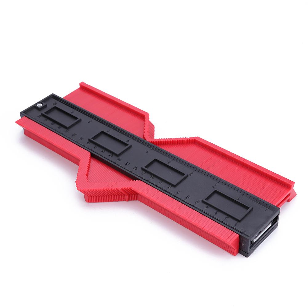 Plastic Irregular Shaper Ruler Gauge Duplicator Scale Strong Toughness Wooden Portable Template Curvature Scale