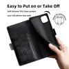 ZTE Blade A72 Magnetic Flip Phone Case - Drop-proof Stand Leather Cover for 4G/5G.