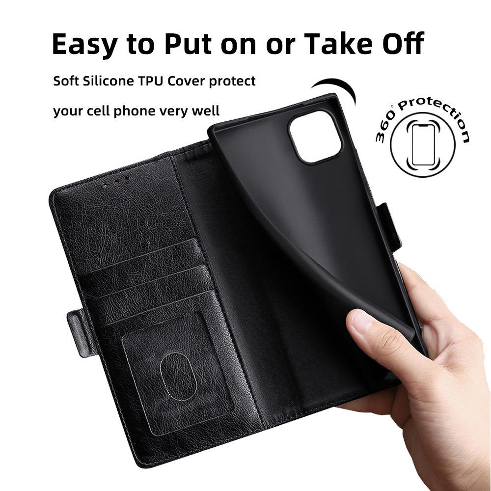 ZTE Blade A72 Magnetic Flip Phone Case - Drop-proof Stand Leather Cover for 4G/5G.