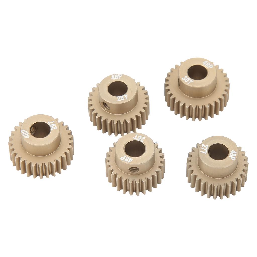 48DP 0.53M 5mm RC Motor Gear with Fixed Screw Hole Motor Pinion Gear for 110 RC Model Car