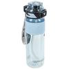 Tritan water bottle 1000ml with measuring cup - blue