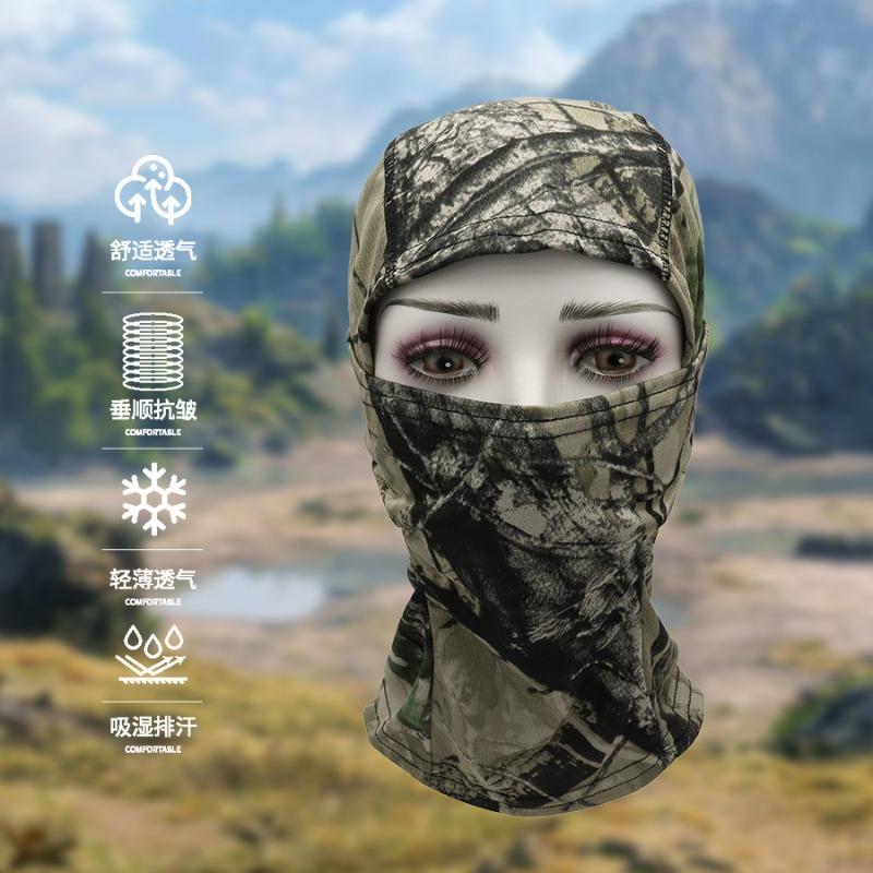 Spring and summer equipment dustproof sunscreen scarf ice silk men's camouflage changeable magic headscarf cycling mask
