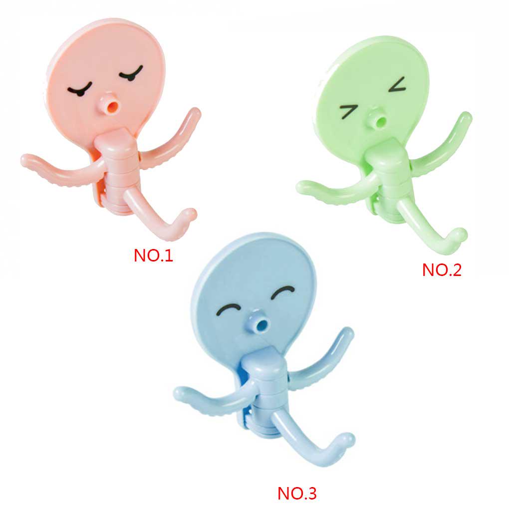 Cute Wall Hook Kitchen Bathroom Nail-free Door Hook Hanger Hat Keys Scarf Organizer