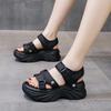 Summer Thick-soled Elevated Beach Casual Sneakers, Fashionable, Breathable and Comfortable Women's Sandals Zapatos Mujer