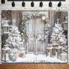 Winter Snowy Barn  Christmas Scene Decoration Background Winter Photography Backdrop Decorations For Photo Studio Photo Booth Christams Party