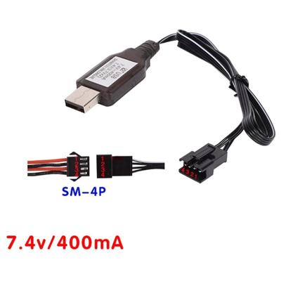 7,4 V 400 mA Ladegerät Li-Ion Akku SM-4P RC Spielzeug Fernbedienung Spielzeug SM4P Tragbares USB Reverse Ladekabel