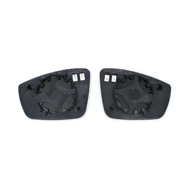Für VW Polo V 6R 6C 2009-2017 Auto Links Rechts Rückspiegel Seitenflügel Spiegelglas Beheizt Langlebig Außenteil Weitwinkel Rückansicht