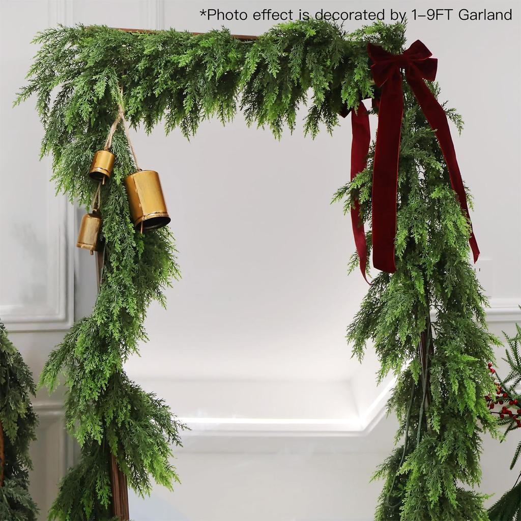150/180/270cm Artificial Plants Christmas Garland DIY Wreath Xmas Navidad Home Decoration Pine Tree Rattan Hanging Ornament