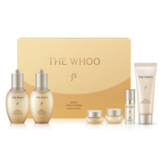 THE WHOO Gongjinhyang Firming Trial Skincare Set Balancing Toner 50ml + Emulsion 50ml