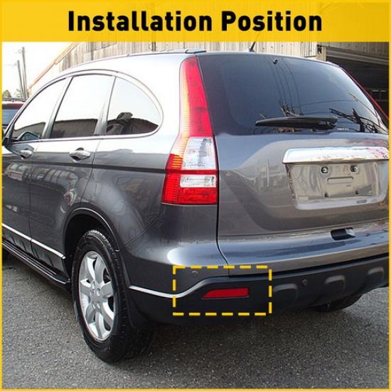 Pair Rear Bumper Reflector Light For Honda CRV CR-V 2007 08 2009 Tail Lamps Left