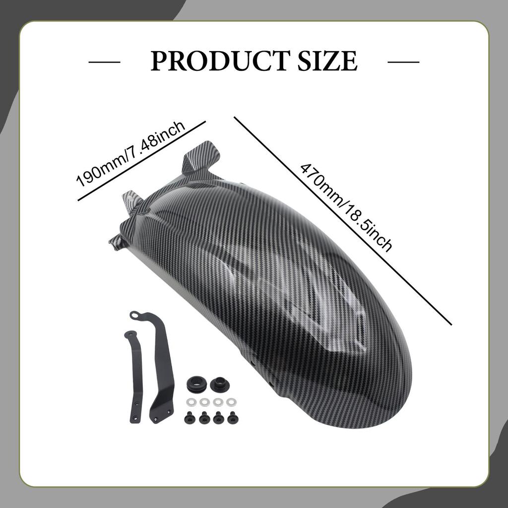 Rear Wheel Splash Guard Wear Resistant Motorcycle Fender Cover Practical Accessories for BMW C400X 2026