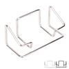 5 Pcs Desk Business Card Holder Large Capacity Iron Name Card Display Stand for Office