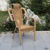 Comfortable Rattan Woven Leisure Chair for Elderly - Ideal for Living Room, Garden, or Balcony