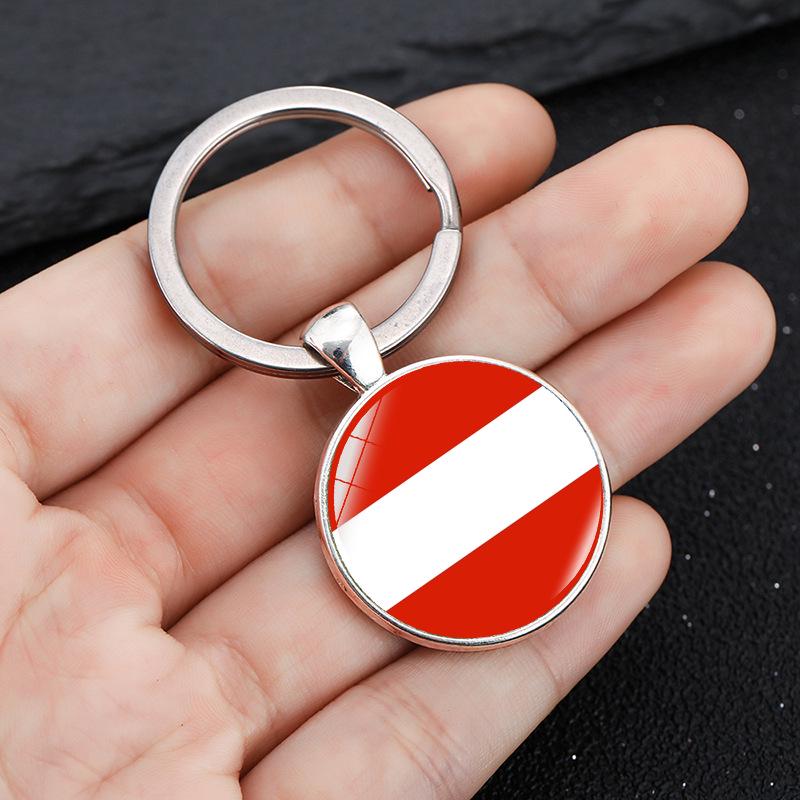 European Cup & World Cup National Flag Keychain Ornaments