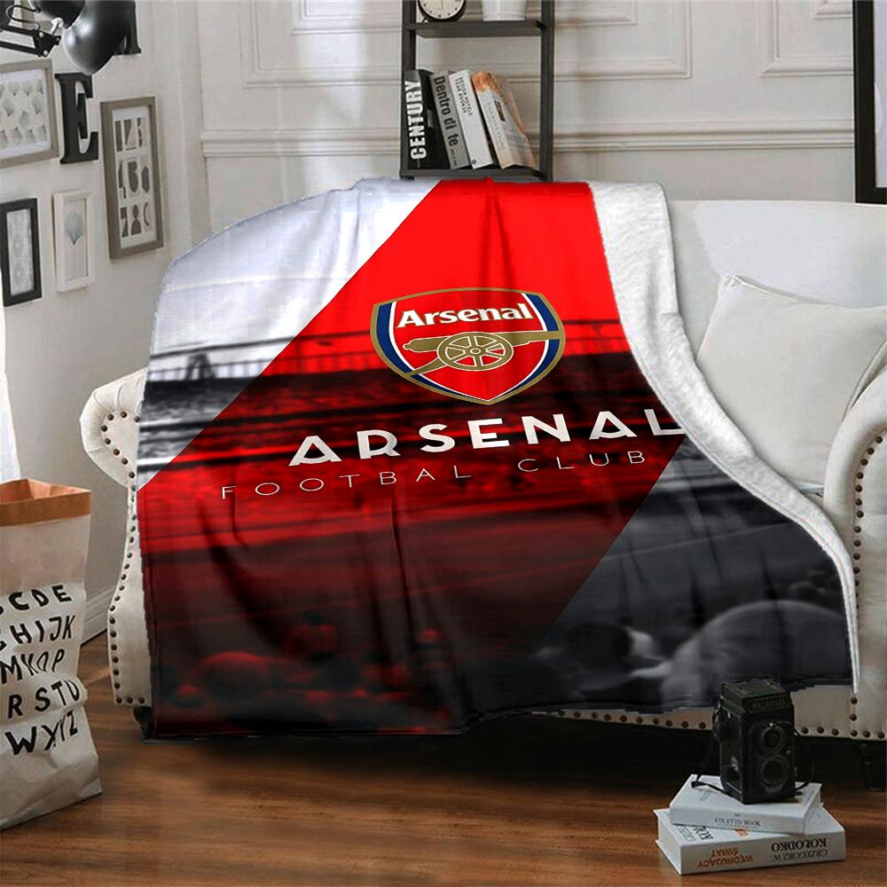 Arsenal Spieler Jubel Decken Flanell Bedruckt Atmungsaktiv Warm Überwurfdecke für Zuhause Büro Bettwäsche 0708a30