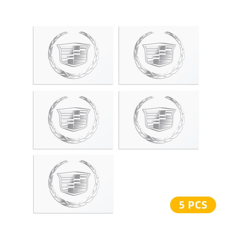 2/5/10 Stück Auto Logo 3D Metallaufkleber Dekorative Zubehörteile für Cadillac ATS BLS CT4 CT6 CTS ESCALADE STS XLR XT4 XT5 XTS SLS