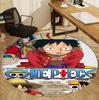 One Piece Pattern Round Rug, Indoor/Outdoor Mat, for Picnic, Gameroom, Bedroom, Office, Living Room, Home Decor Carpet, Birthday Gift