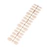 30Pcs Fake Nails Artificial Short Ballet Press On Nail Tips Seamless Fingernails Removable False Nails
