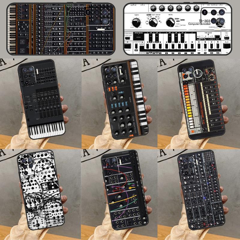 Vintage Synth Synthesizer Phone Case For Oppo A40 A60 A80 A78 A98 A18 A38 A58 A74 A94 A54 A16 A76 A96 A15 A17 A77 A57S