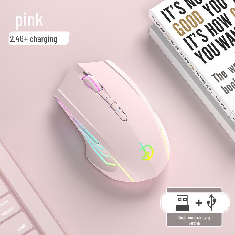Juggernaut Rechargeable Bluetooth E-sports Mouse for Kids - Silent, Wireless, Compatible with Xiaomi, Lenovo, Huawei