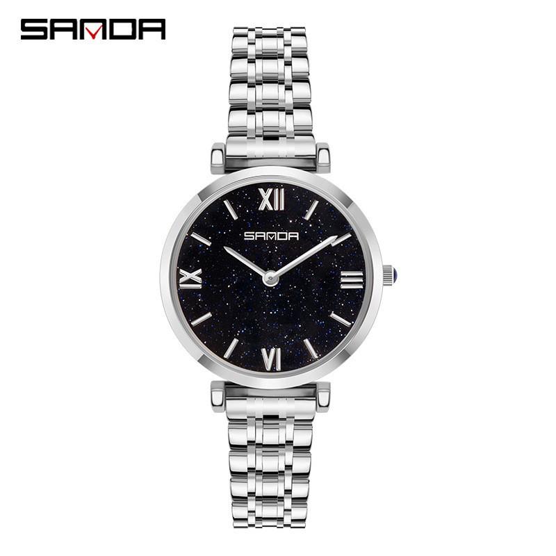 Sanda Universal Luxury Quartz Waterproof Watch for Business and Commuting - High-End Couple's Wristwatch