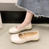 Fashion Square Toe Shoes Woman Flats Modis Dress Summer New 2025 Mary Janes Shoes Woman 2025 Modis Square Toe Female Footwear New Cute S