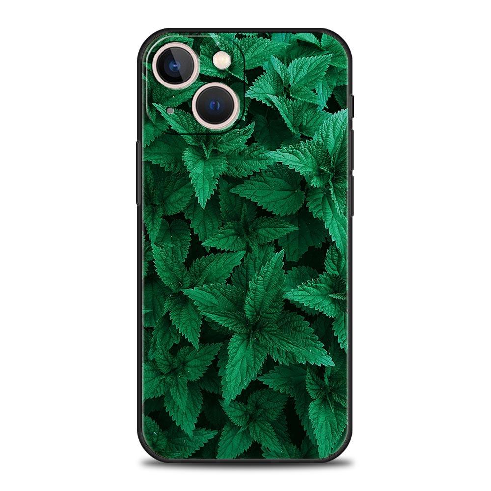 

Чехол для телефона Счастливая трава для iPhone 16 13 15 14 12 11 Pro MAX XR X SE XS 7 8 Plus Мягкий ТПУ Чехол iPhone 15