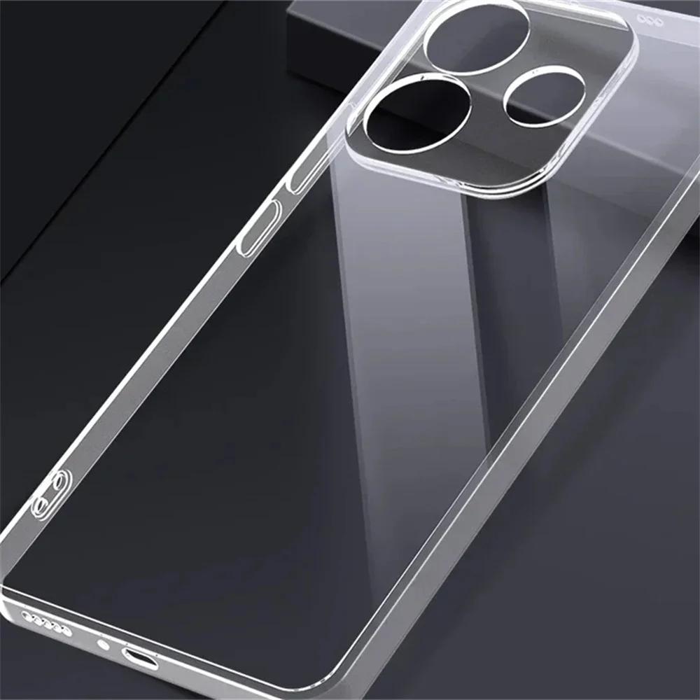 Ultra Thin Soft Clear Shell For Xiaomi Poco F6 F5 F4 F3 X6 X5 X4 X3 GT M6 M4 M3 Pro 4G 5G Lightweight Silicone Case Shockproof C