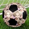 Soccer Ball Colorful Machine Stitched PVC Size 5 Team Training Competition Ready Durable High-Bounce Cool Sports Gift