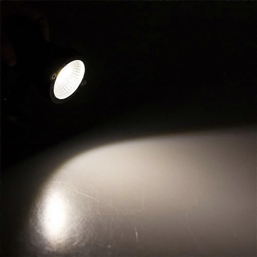 Conjunto de 4 Holofotes LED Cob Ajustáveis 5W 220V, Iluminação Externa(Branco frio