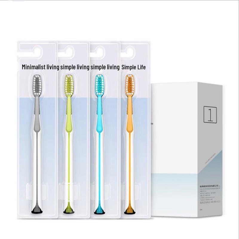Minimalist Life 6007 Soft Bristle Toothbrush - 4 Pack