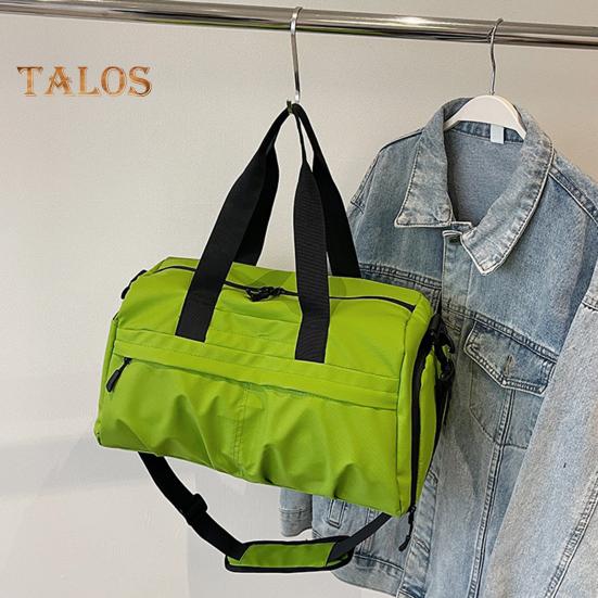 Small Duffel Bag for Sports Gym Bag with Shoe And Wet Clothes Compartment Waterproof Carry-on Travel Bag for Women And Men Weekend Getaway