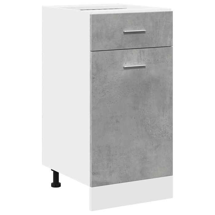 VidaXL Chest of Drawers "Lyon" Concrete Grey 40 X 46 X 81.5 Cm Engineered Wood 856082