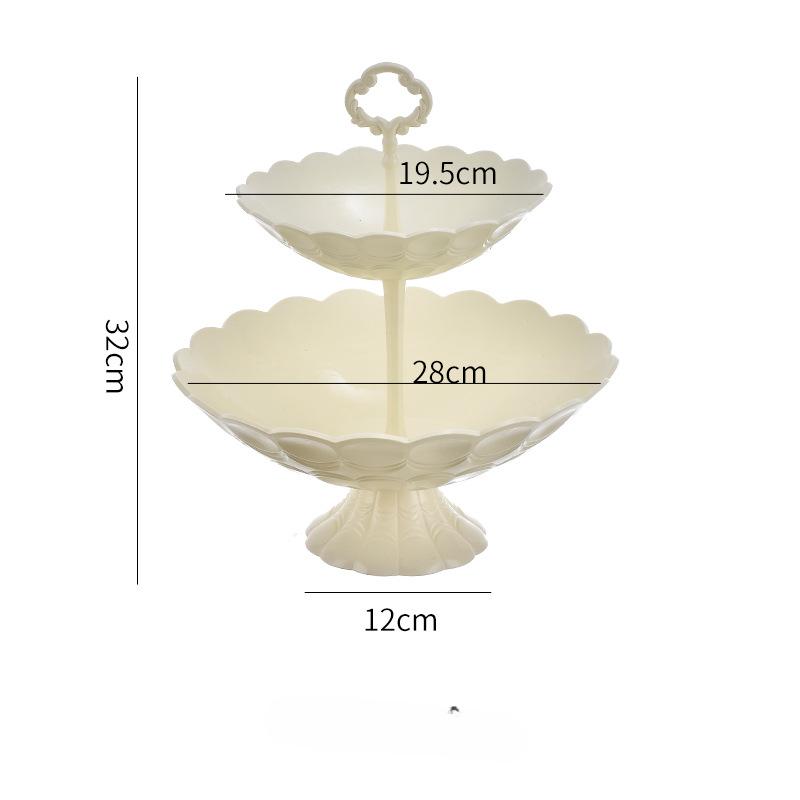 

Многоярусная фруктовая тарелка Трехъярусная фруктовая тарелкаКонфеты и закуски на ресепшене Инвентарь закусок Тарелка для сухофруктов в форме сердца Large size + small size молочный белый