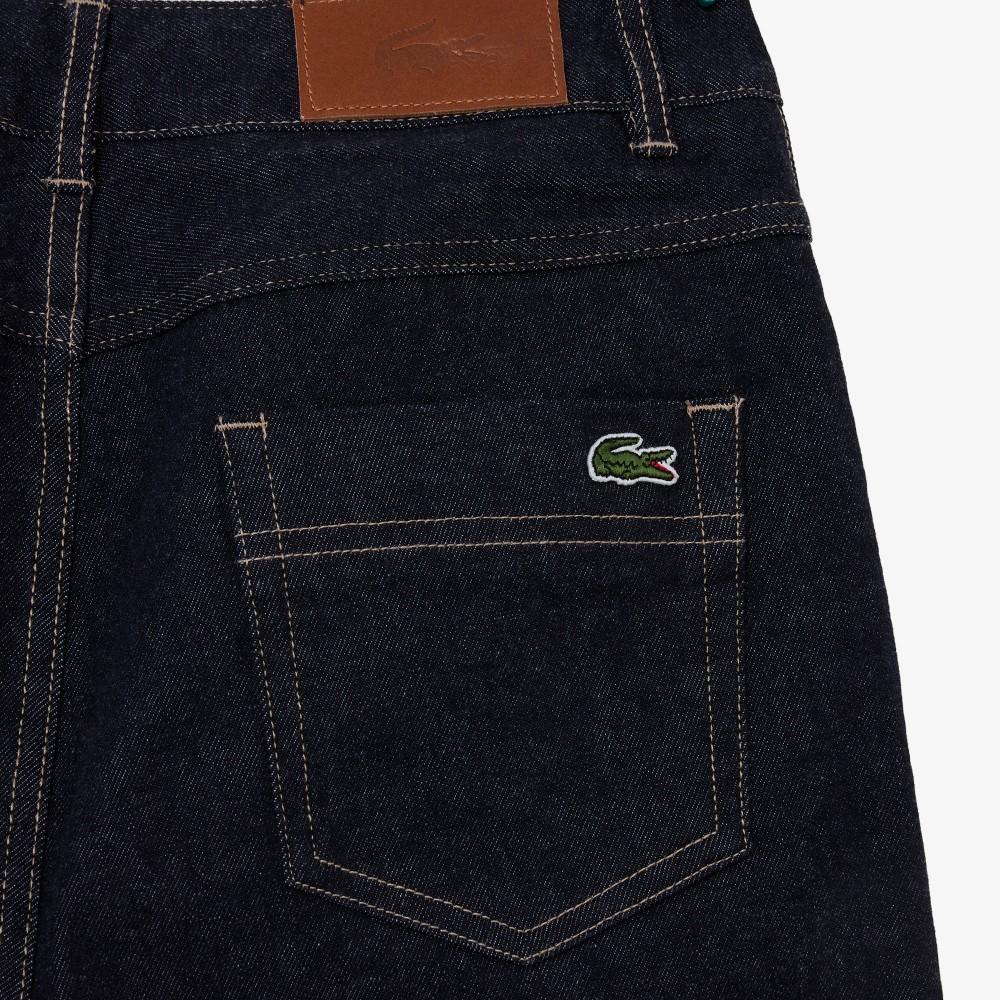 [Lacoste] Women's Semi-Wide Denim Pants HF816E-56GHDE