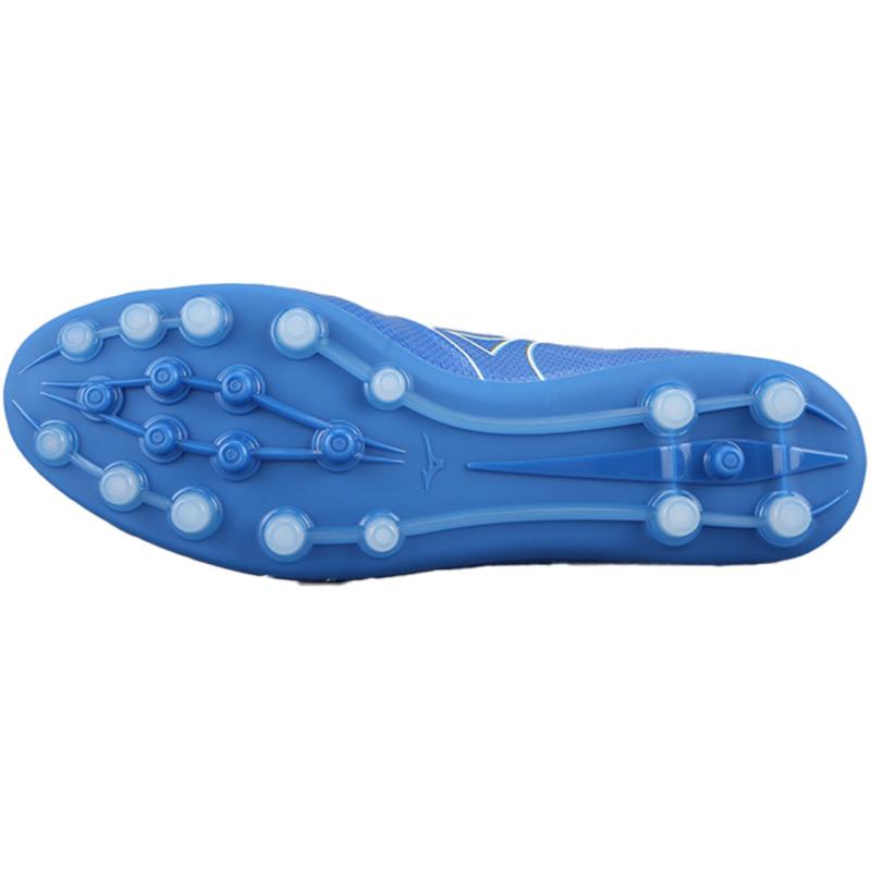 Mizuno Alpha AG Rubber Short Studs Artificial Ground Durable Breathable Lightweight Soccer Shoes Men's Blue Sneakers P1GA246127