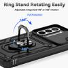 For Samsung Galaxy A36 5G/A56 5G Case PC + TPU Phone Cover with Lens Protection Kickstand
