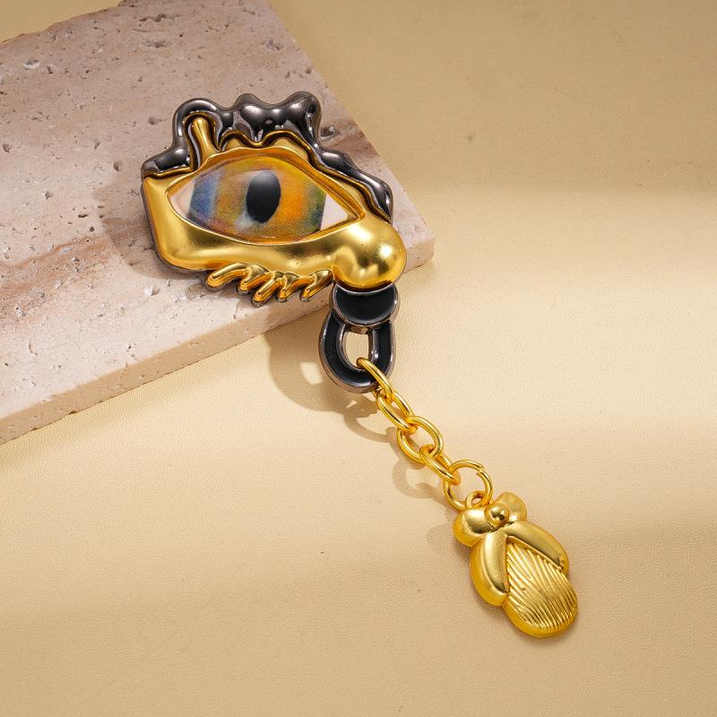 Elegant Hollow Keyhole Brooch For Women Trendy Fashion Jewelry Gift Commute Party Daily Wear Accessories