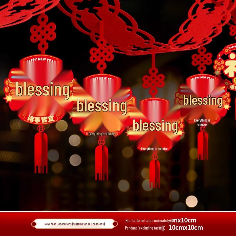 2025 Year of the Snake Spring Festival Lantern with Fu Character Decoration for New Year s Day