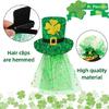 StPatrick Day Decorative Hair Clip LuckyClovers Hairhoop Festive Party Hair Pins