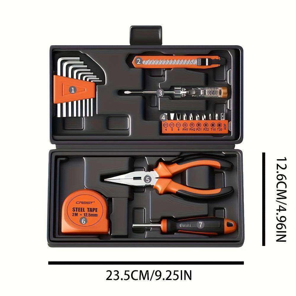 Multi-tool Kit, Home and Car repair hand kit - durable steel hand tools, a combination of essential hardware accessories, no assembly required
