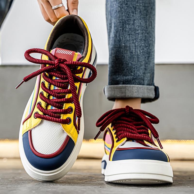 New Men's Classic Four Seasons Fashion Low Top Skateboarding Shoes Comfortable Soft Sole Sneakers